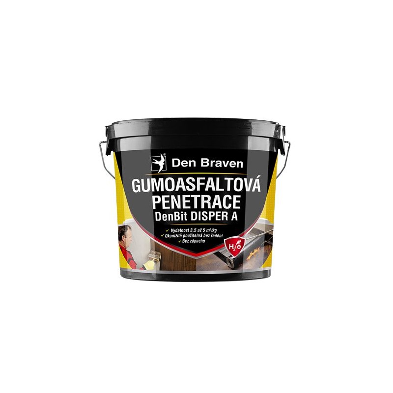 Gumoasfaltová penetrácia DEN BRAVEN DenBit DISPER A 10Kg