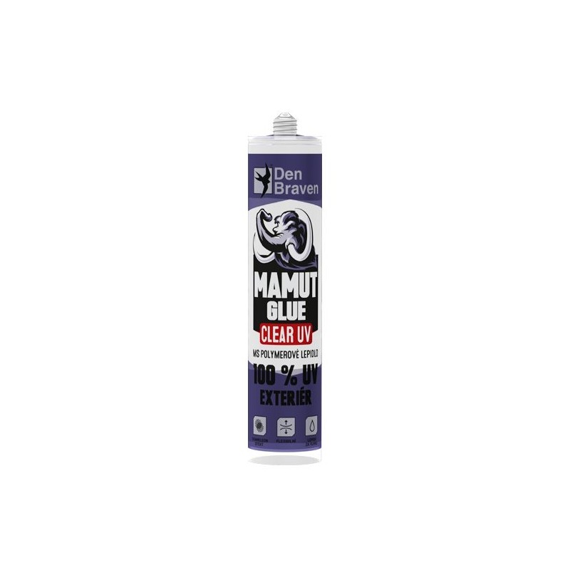 Lepidlo DEN BRAVEN MAMUT CLEAR UV 290ml