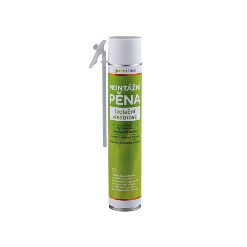 Pena DEN BRAVEN GREEN LINE montážna trubičková 750ml